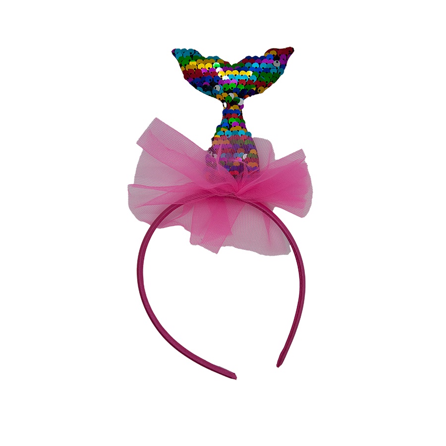 Tiara Sereia - Adereço de Carnaval  - Rosa Pink - Mod 266 - 01 unidade - Rizzo em Oferta na Shopee