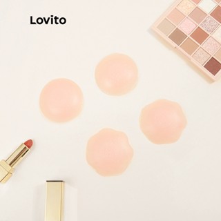 Lovito Casual Acessório de Lingerie Liso Antiderrapante de Silicone Respirável L12054 (Nu)