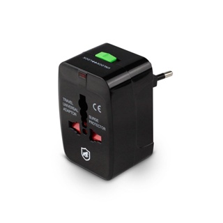 Adaptador de Tomada Universal para Viagem - Compatível com 150+ Países - Gshield em Oferta na Shopee