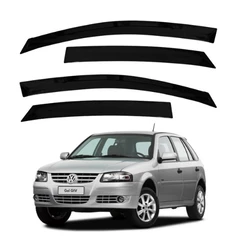Calha Chuva Vw Gol G2 G3 G4 4 Portas 1996 Á 2007 Fumê