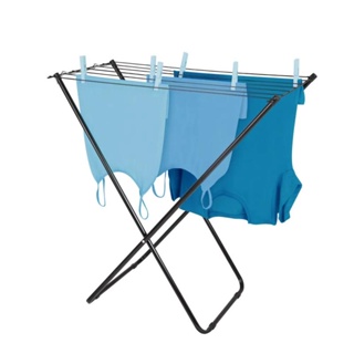 Varal de Chão Slim Preto 6215 MOR em Oferta na Shopee