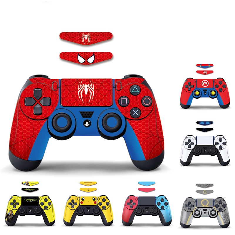 PS4 Skin Sticker Controller Antiderrapante Decalque Joystick Capa Remoto Para Playstation 4 PS4 Slim Pro Gamepad Acessórios Jogos