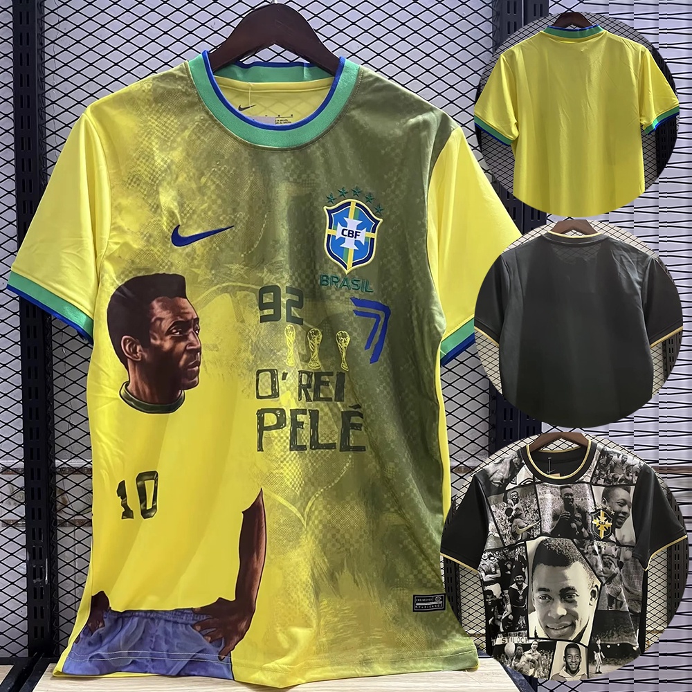 2022-23 Camisa do Brasil Pelé #10 edição comemorativa Personalizada Nome Numero