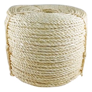 Corda De Sisal 5mm Rolo Com 100mts Artesanato Arranhador Gato em Oferta na Shopee