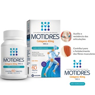 Motidres Colágeno Tipo II 40mg - Massime (Condress ou Motilex)