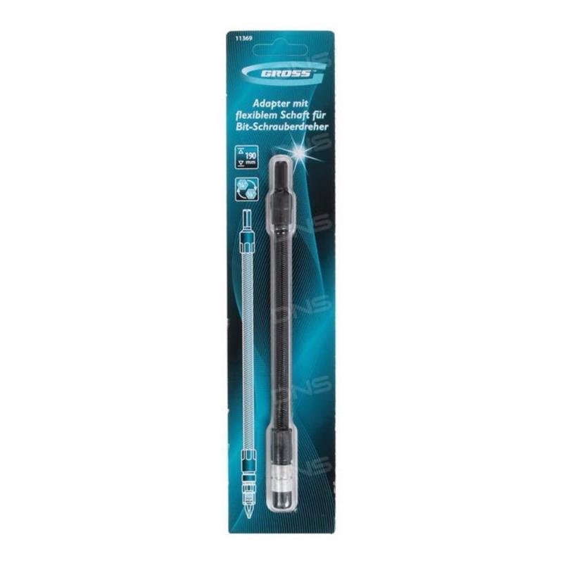 Adaptador Extensor Flexível P/ Bits 1/4 POL 190 MM Cromo Vanádio - Home & Living