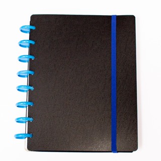 Caderno de discos inteligente Basic Black Blue - Moreih