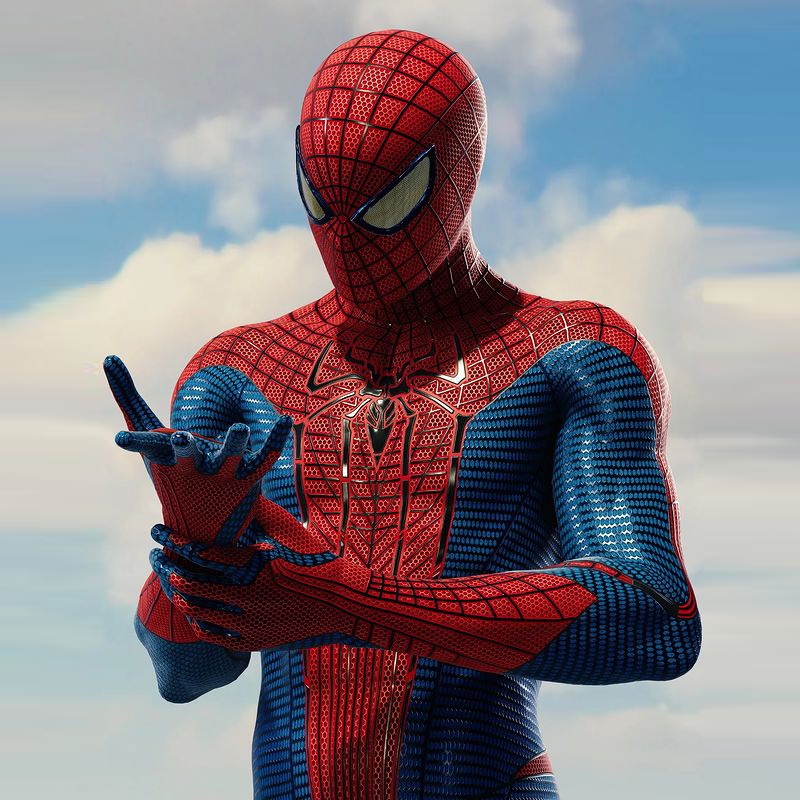 O Cosplay Incrível Homem-Aranha Grande Lente Branca Spandex Super-Herói TASM 1 Spidey Boys Zentai Fantasia De Halloween Adulto