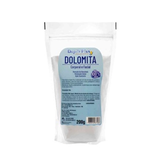 Talco Corporal e Facial em Pó Dolomita Depile Plus 200g em Oferta na Shopee