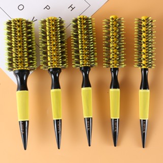 5 Kit PCS Escovas Profissionais Para Cabeleireiros Cerâmicos Esmalte cerdas Javali E Nylon Salon Barber Professional (LHSUK )