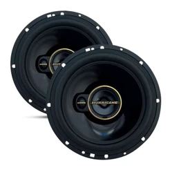 Alto Falante 6 Polegadas Hurricane 120w Rms A6T Aurum Triaxial 4 Ohms Bobina Simples 240w Pico Par