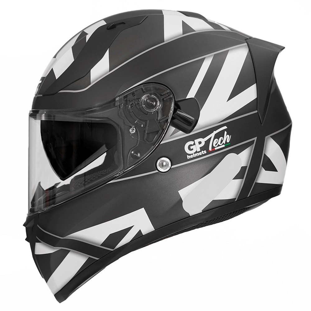 Capacete Motociclista GP TECH V128 UK SV Fosco +  Viseira Interna FUMÊ em Oferta na Shopee