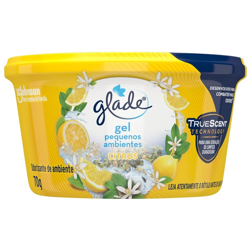 Odorizador de Ambiente em Gel Glade Citrus 70g em Oferta na Shopee