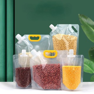 SND saco de armazenamento de cozinha grão à prova de umidade saco selado à prova de insetos transparente portátil saco de armazenamento de grau alimentício