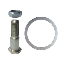 Kit Arruela Encosto Coroa + Parafuso Cavalete Lateral CG 125 Titan Fan 1983 a 2008