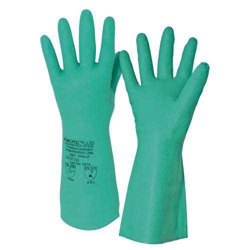 Luva Nitrílica PPM07 PROTEPLUS Tamanho 8