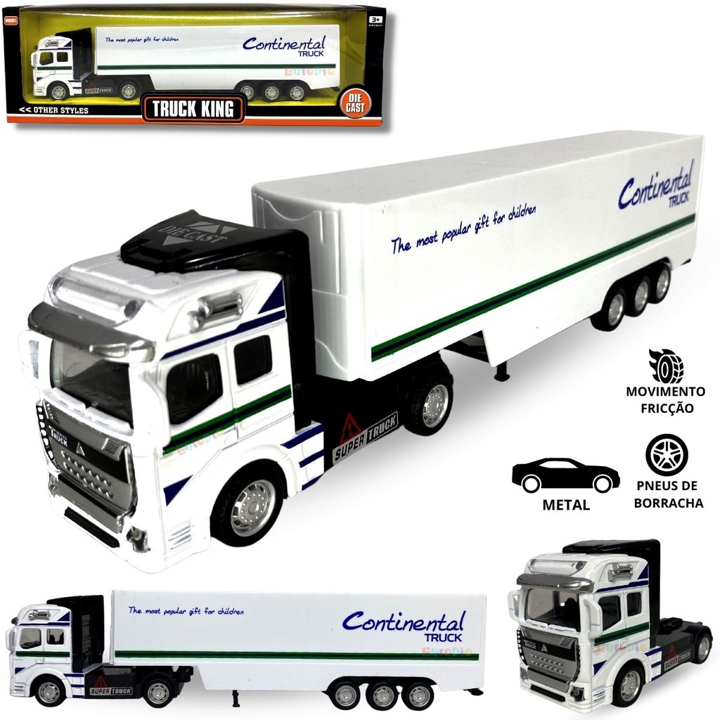 Caminhão de Brinquedo Replica do Iveco S-way Carreta Graneleiro