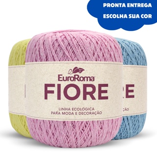 Linha Fiore da Euroroma (Mesma espessura Anne) n°2 - 500m - Crochê / Vestuário / Tricô / Amigurumi em Oferta na Shopee