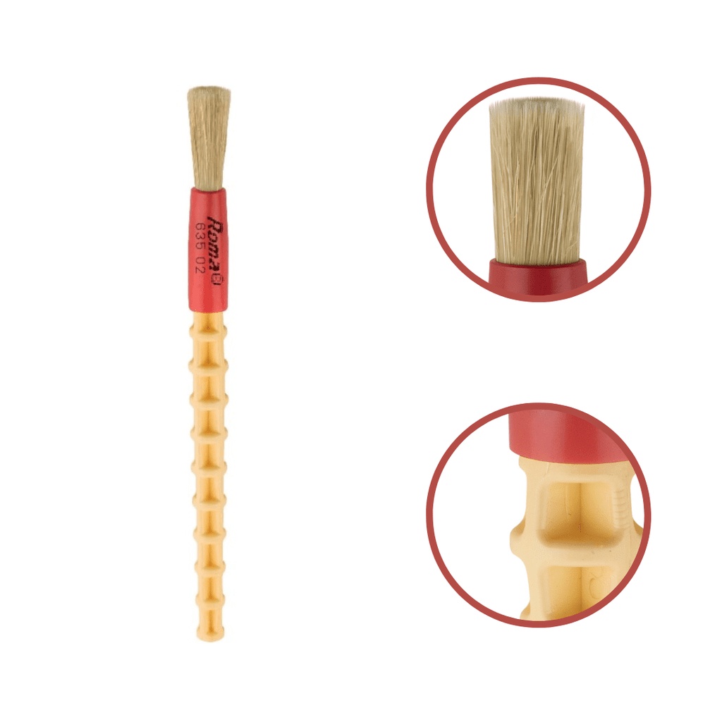 Pincel Detalhamento Automotivo Limpeza N02 Roma em Oferta na Shopee