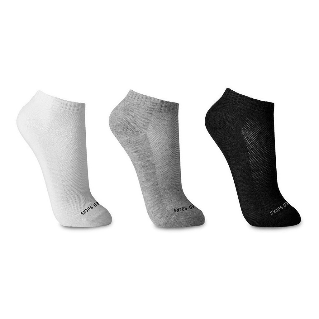 Kit 3 Meias Cano Curto Algodão Ted Socks 1500 Sortidas em Oferta na Shopee