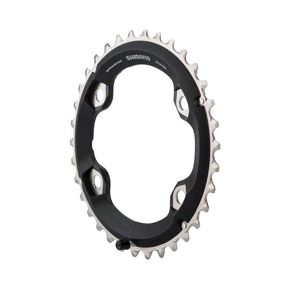 Coroa Engrenagem SLX FC-M7000 BCD 96mm Assimétrico 34 Dentes 2x11V