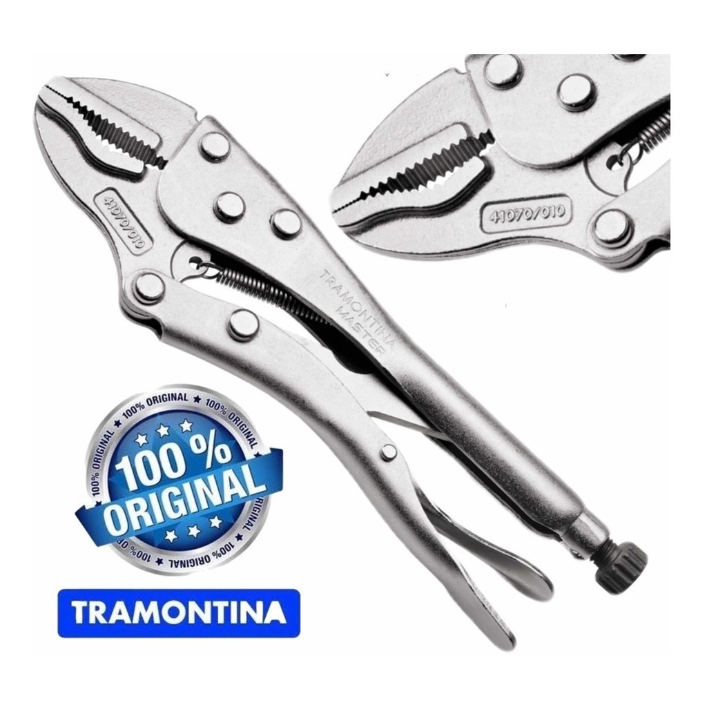 Alicate de Pressão Tramontina Com Mordente Triangular 10  - 41070110 - Home & Living