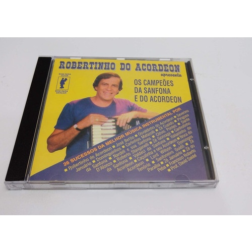Cd Roberto Do Acordeon - Os Campeoes Da Sanfona
