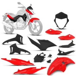 Kit Carenagem Moto Pro Tork Modelo Original CB 300R 2010 a 2012