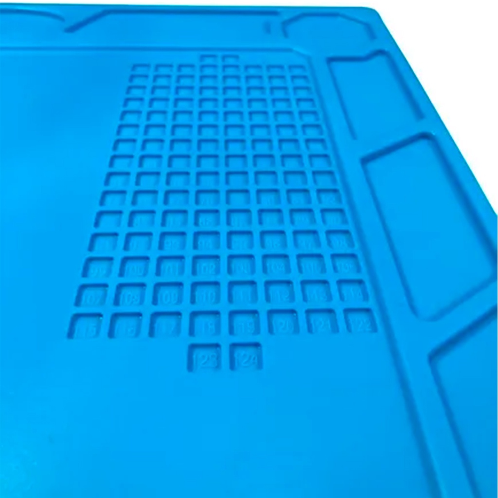 Tapete Manta Anti-estática Silicone Para Bancada - 320x230mm bancada de trabalho retrabalho solda troca de tela touch ap