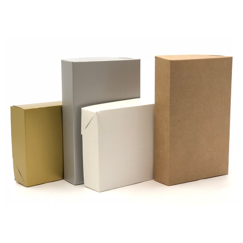 20 Caixas de Papel Cartão ou Kraft - 19x12x4 | Para Presentes, Cosméticos ou Artesanatos