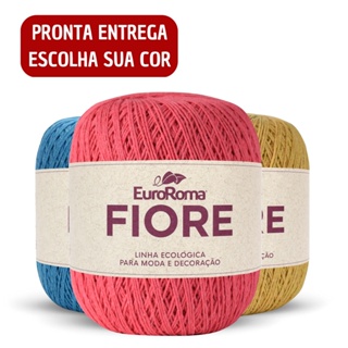 Linha Fiore da Euroroma (Mesma espessura Anne) n°2 - 500m - Crochê / Vestuário / Tricô / Amigurumi em Oferta na Shopee
