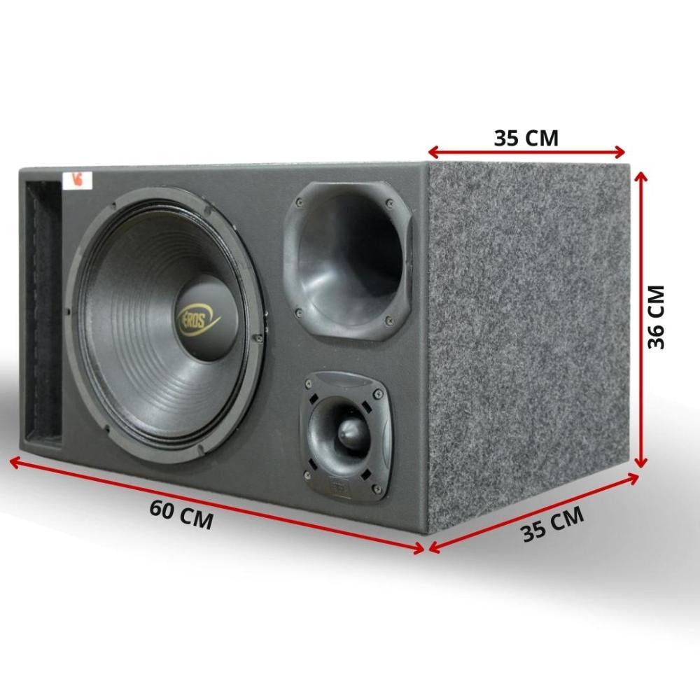 Caixa Trio 12'' Eros E-450 + ST200 + D200 + Módulo SD800.4 — imagem 2 de 2