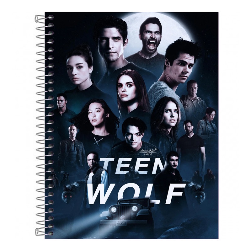 Caderno Teen Wolf 1 ,10 ou 20  materias