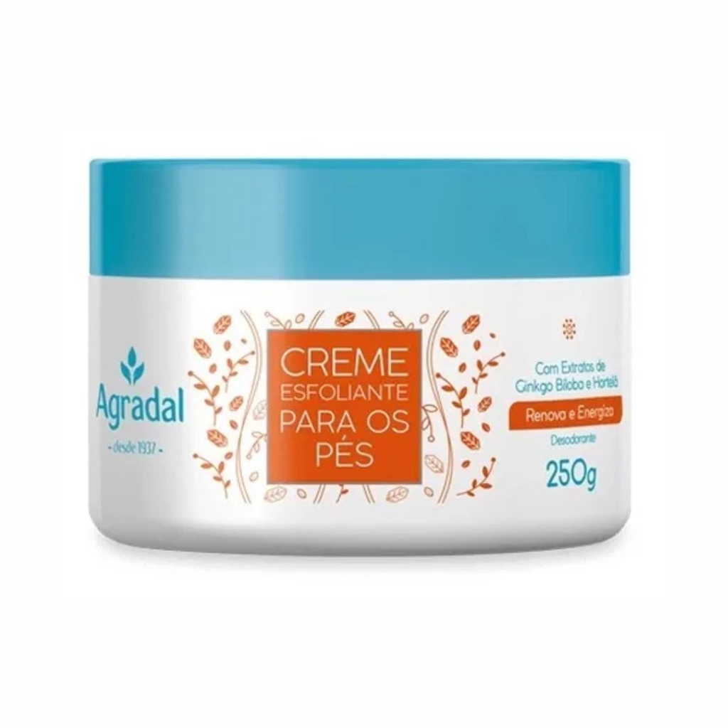 Creme Esfoliante Para Pés 250g - Agradal em Oferta na Shopee