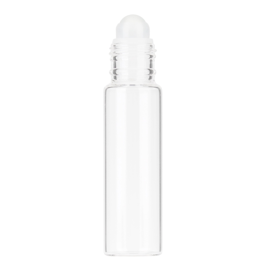 Frascos De Rolo De Óleo Essencial De 5ml/10ml Viagem De Vidro Cosméticos Vazios Com Na Bola Tampa Plástica