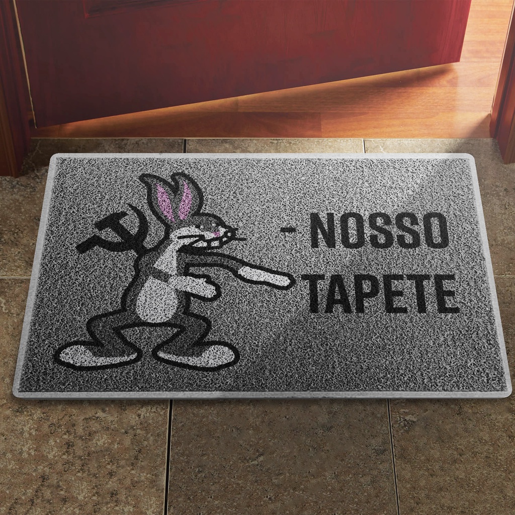 Tapete Capacho Pernalonga Comunista Nosso Tapete Decoração Porta Quarto