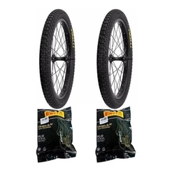 Par De Pneu Pirelli Scorpion Bmx Aro 20 X 2.125 + Par Câmara
