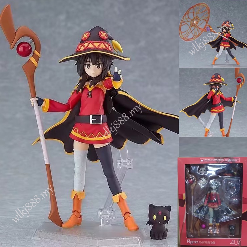 Kono Subarashii Sekai Ni Syukufuko Wo Megumin Figma 407 Mudança De Ação  Anime Articulado Figura - Escorrega o Preço