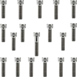 Kit parafusos inox tampa motor lateral esquerda+direita RD135 RD135Z DT180 DT180Z Trail 1981 a 1999