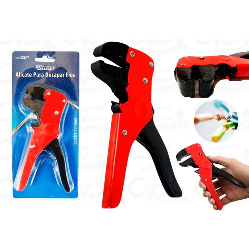 Alicate Decapador De Fio 7 Polegadas Para Uso Profissional - Western em Oferta na Shopee