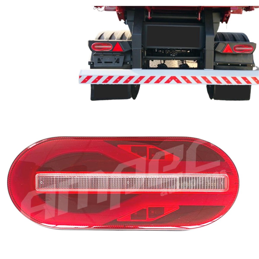 Lanterna Traseira LED 24V Carreta Randon Módulo R RED em Oferta na Shopee