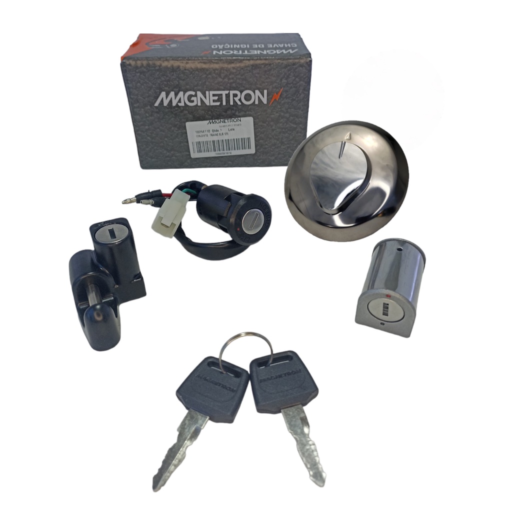 Kit Chave Ignição Xlr 125 1996 1997 1998 1999 2000 2001 2002 (4pçs)