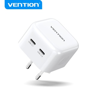 Venção 35W GaN 2 USB C Portas Carregador Rápido Para iPhone 14 Pro Max SAMSUNG S22 ipad Air5 MacBook