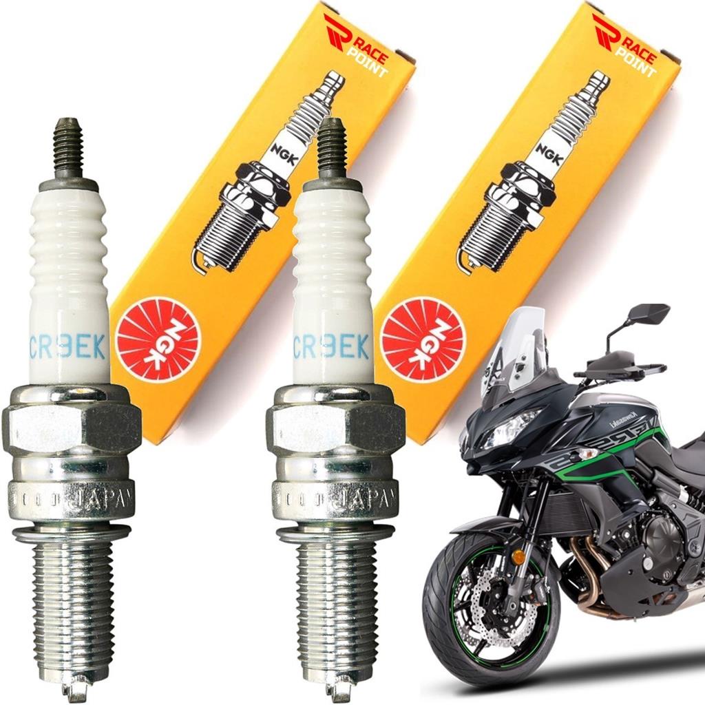Kit 2 Velas Ignição Ngk Cr9ek Vela Kawasaki - Suzuki - Yamaha - Triumph em Oferta na Shopee