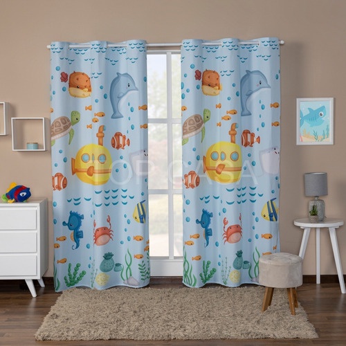 O que é Cortina Infantil Fundo do Mar? Guia e Onde Comprar | BuscaProdutos