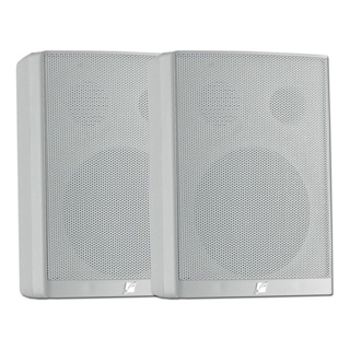 Par de Caixas de Som Acústica Frahm PS200 New Passiva Branca - 60 Watts Rms em Oferta na Shopee