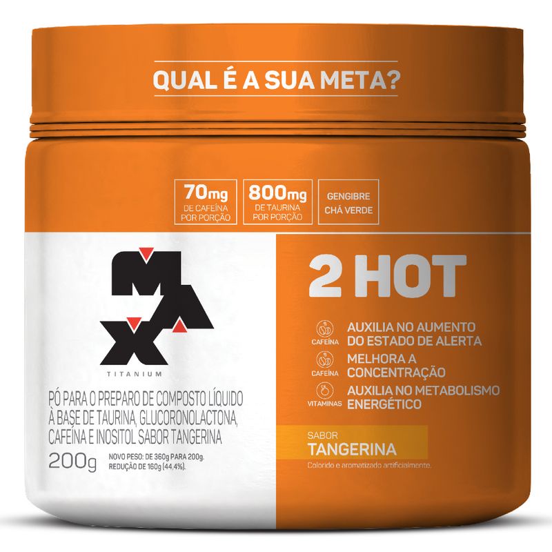 Termogenico Emagrecedor 2Hot 200g - Max Titanium