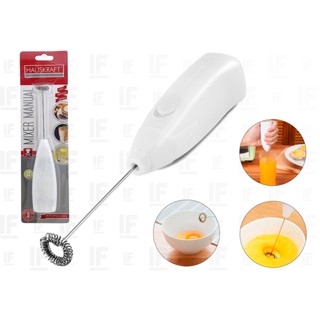Mixer Misturador Mexedor De Bebida Drink Elétrico Pilha Inox
