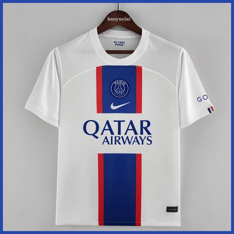 Paris Saint Germain Psg Camisa De Equipe Tailandesa Branca 22 23 Iii