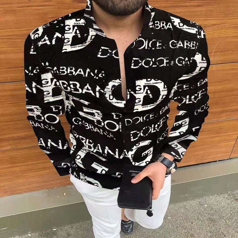 Camisa social hot sale dolce gabbana